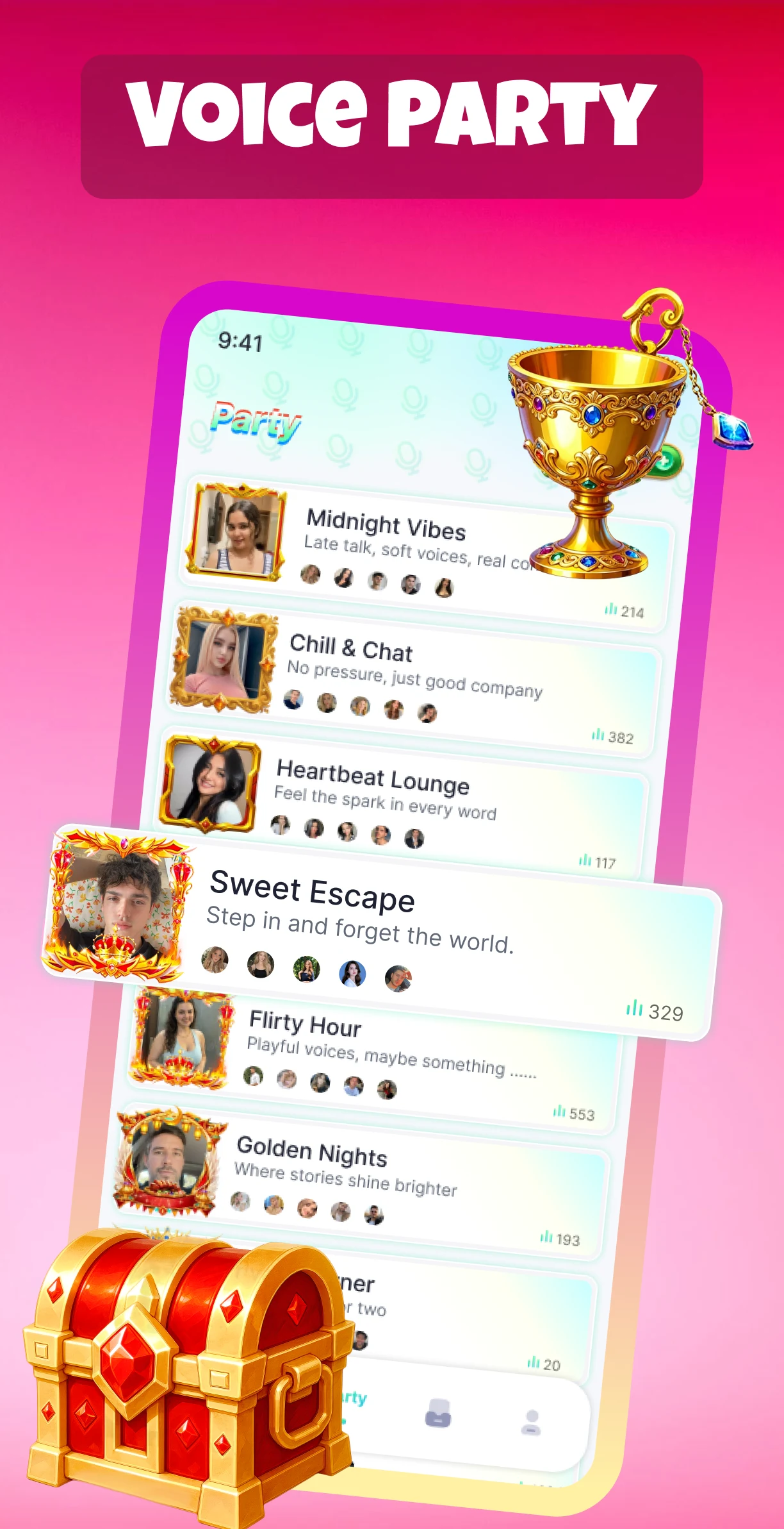 Weveo - Video Chat & Party screenshot